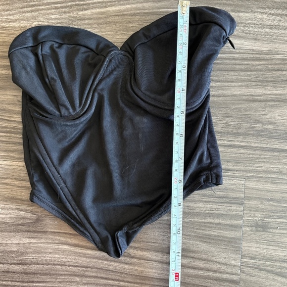 Tigermist Harpar Underwire Corset Crop Top Black - NWOT Mesh Sheer - Picture 9 of 11